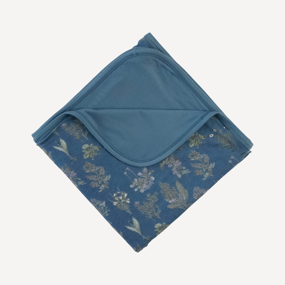 double layer blanket | blue litho | modal