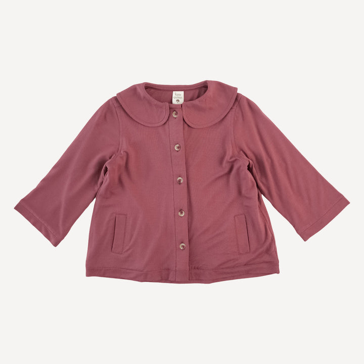 peter pan swing jacket | apple fritter | bamboo