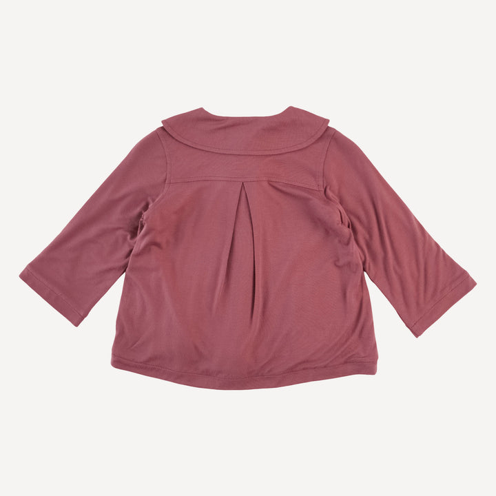 peter pan swing jacket | apple fritter | bamboo