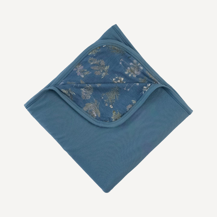 double layer blanket | blue litho | modal