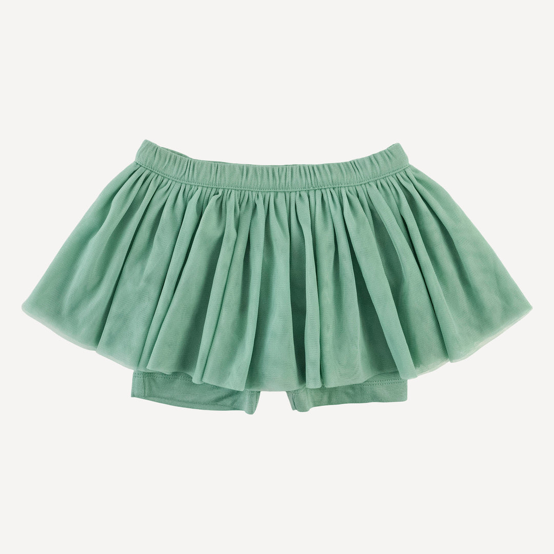 tulle ballerina tutu short | malachite | bamboo