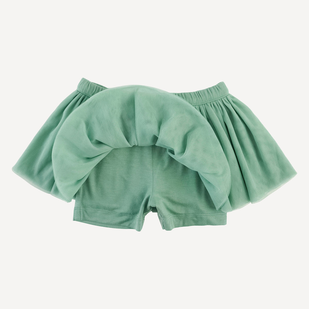 tulle ballerina tutu short | malachite | bamboo