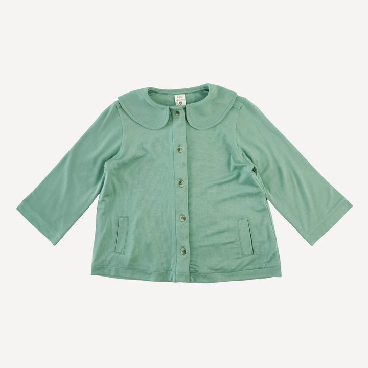 peter pan swing jacket | malachite | bamboo