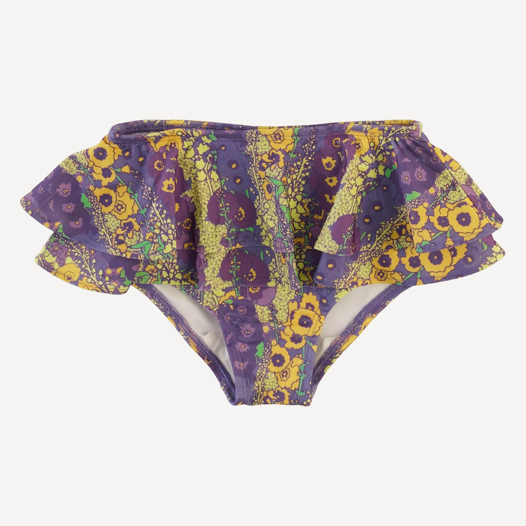 tiered ruffle bikini | violet hollyhock | swim