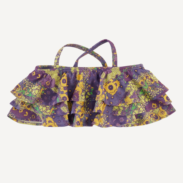 tiered ruffle bikini | violet hollyhock | swim