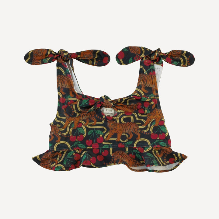 tie bow bikini | tiger + cherries | swim