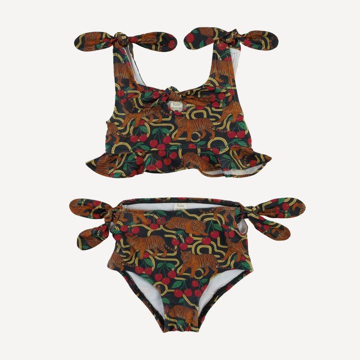 tie bow bikini | tiger + cherries | swim