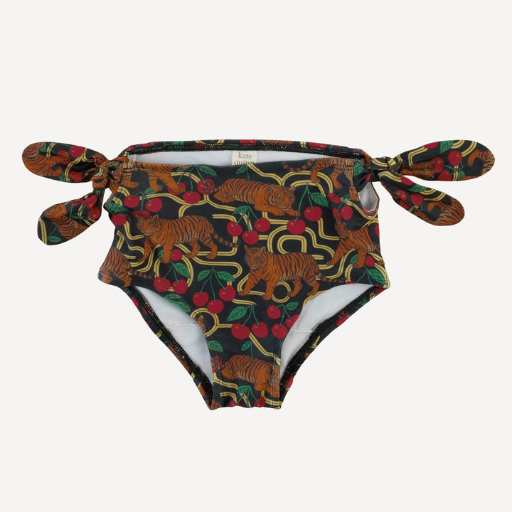 tie bow bikini | tiger + cherries | swim