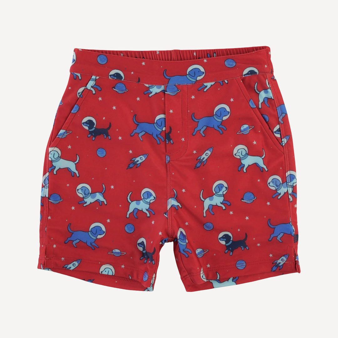 pocket board short | space pups | swim