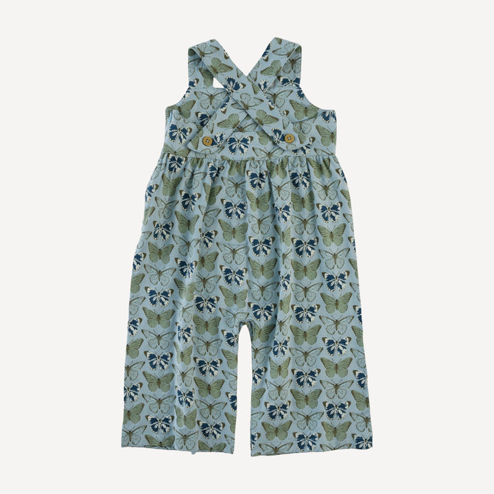 gaucho jumpsuit | blue butterflies allover | modal