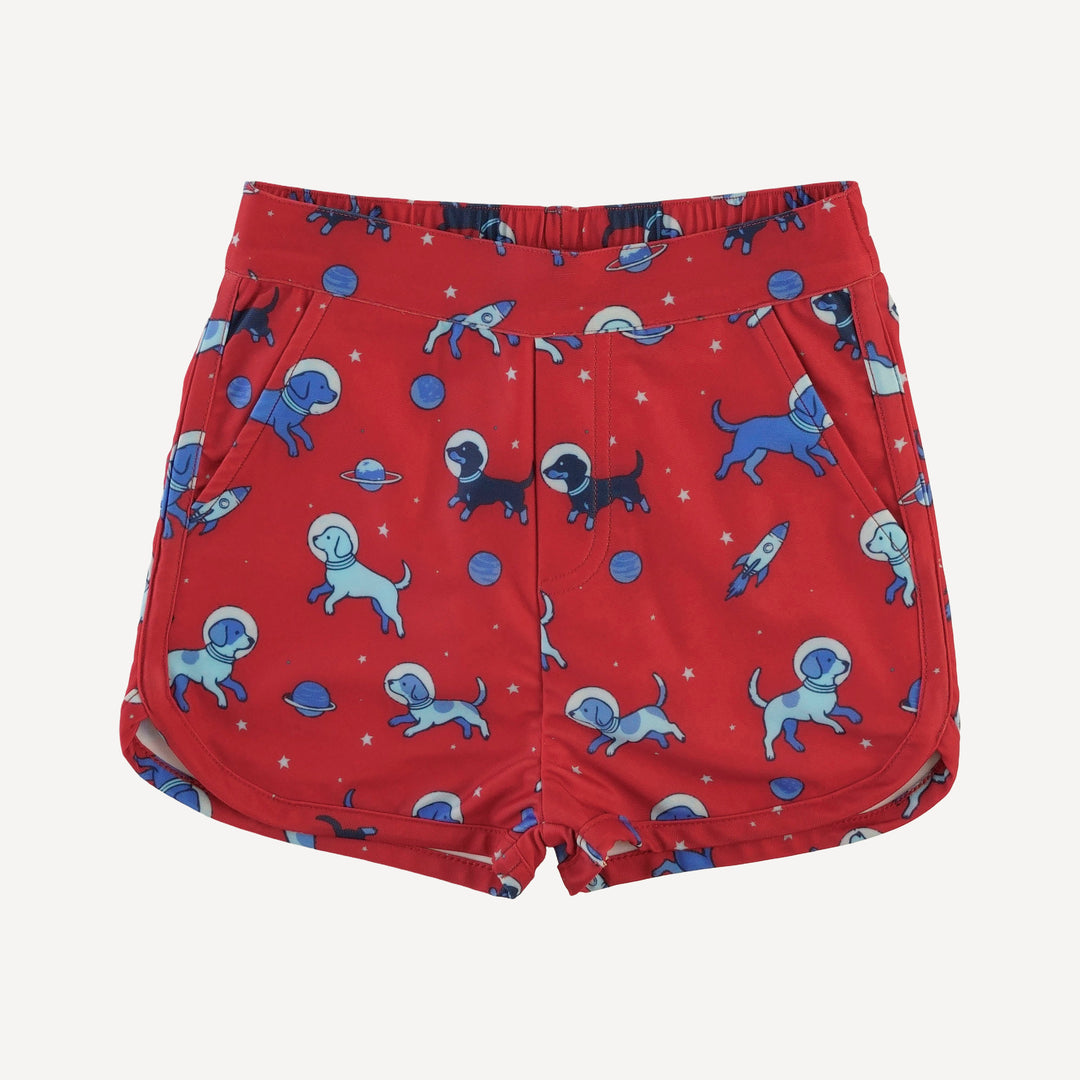 retro board short | space pups | swim