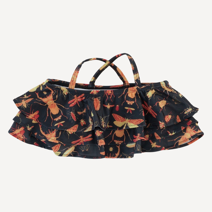 tiered ruffle bikini | insects | swim