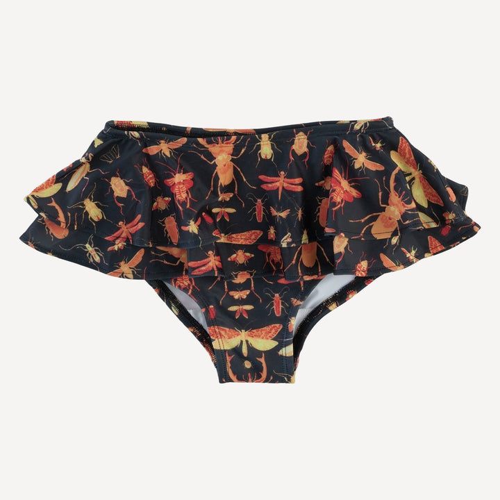 tiered ruffle bikini | insects | swim
