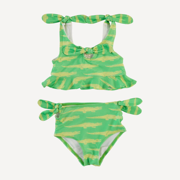 tie bow bikini | alligator | swim