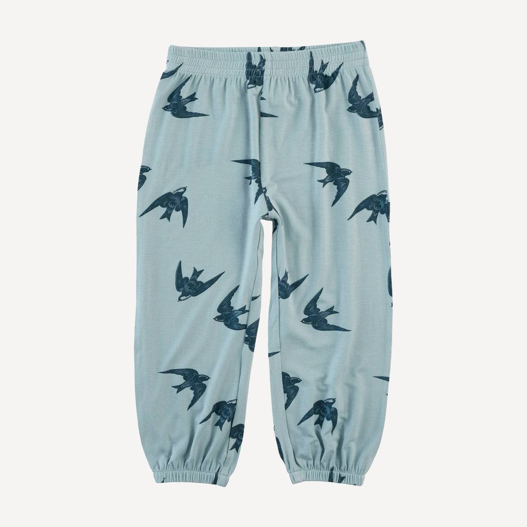 long sleeve boxy topstitch hoodie + relaxed jogger set | stone sparrow | modal