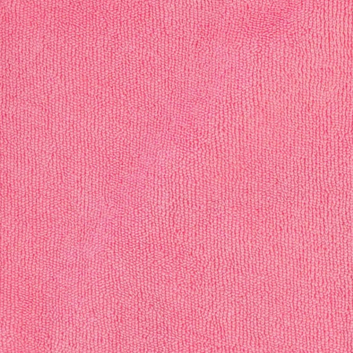 ruffle square neck dress | tropical pink | organic cotton terry
