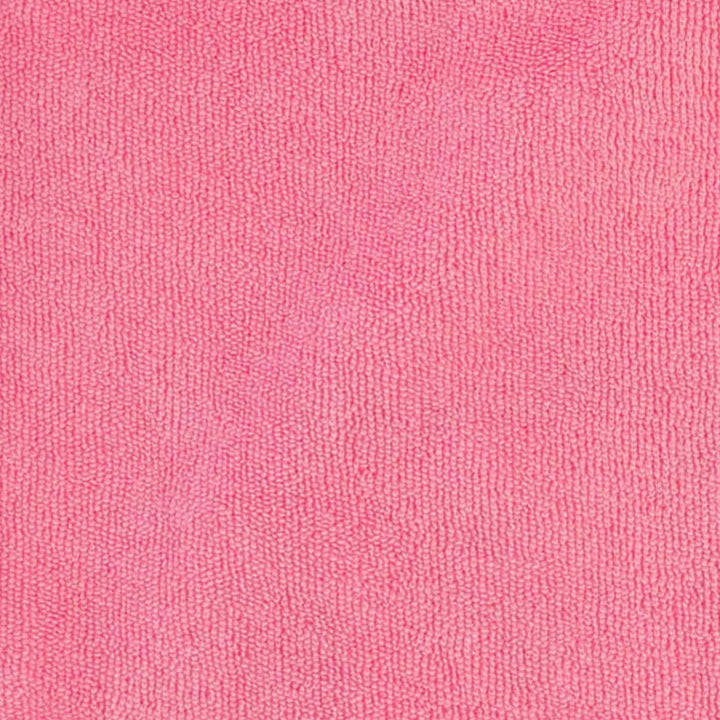 ruffle square neck dress | tropical pink | organic cotton terry