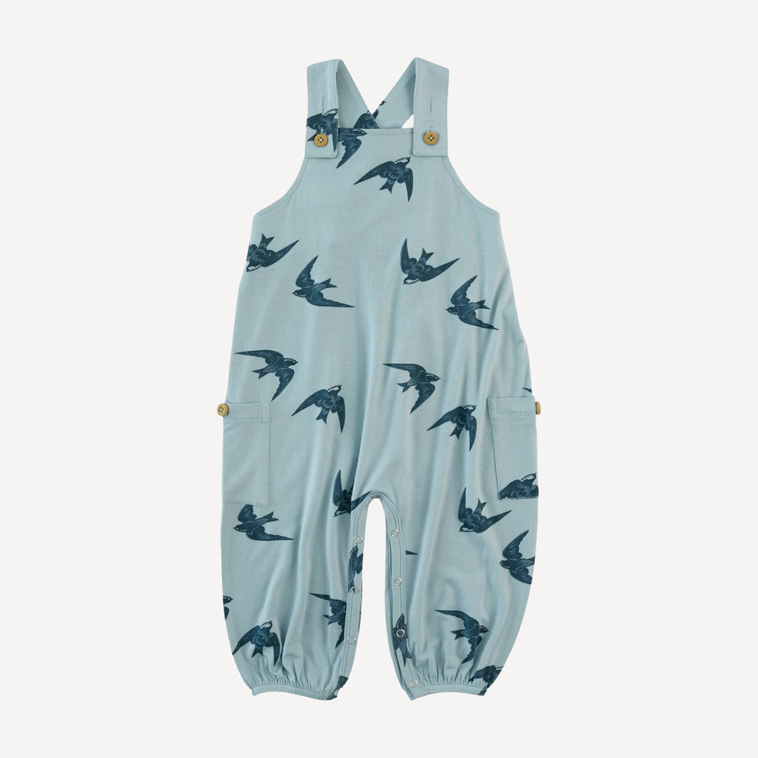 gathered bubble pocket overall | stone sparrow | modal