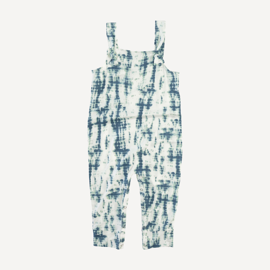 tie overall jumpsuit | stone shibori | modal