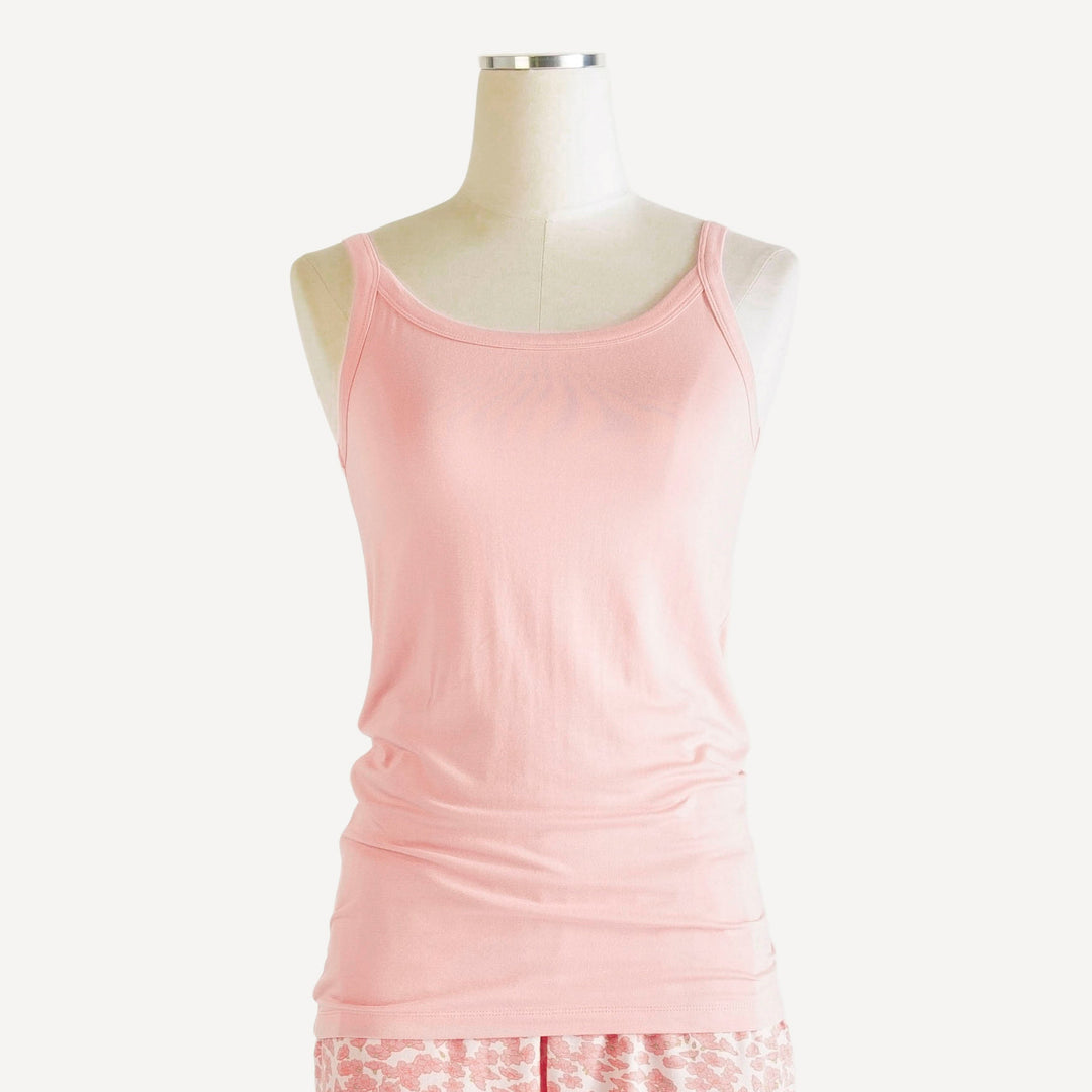 womens basic tank | peach bloom | lenzing modal