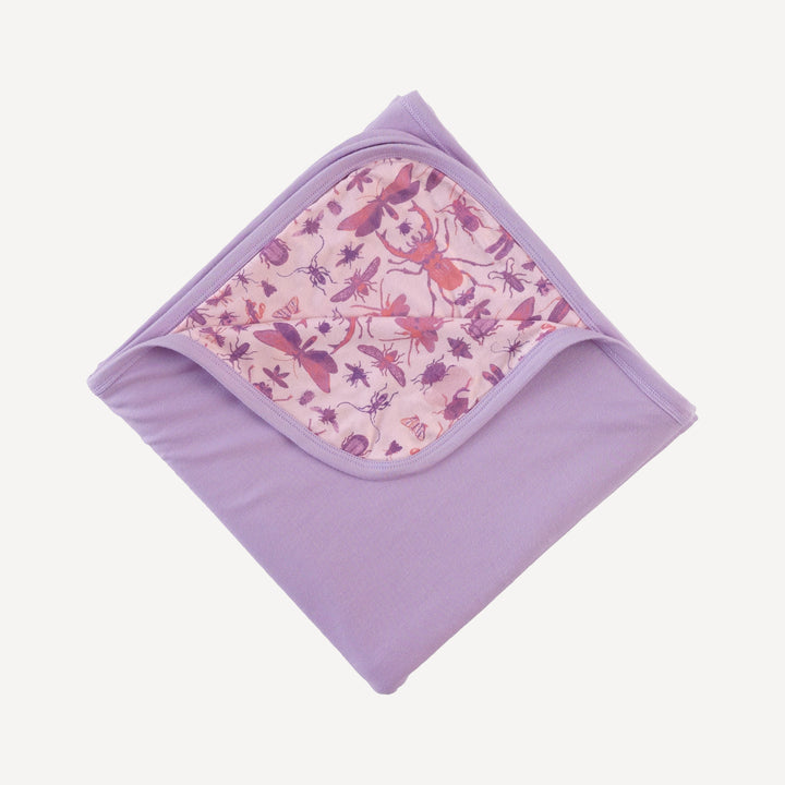 double layer blanket | pink insects | modal