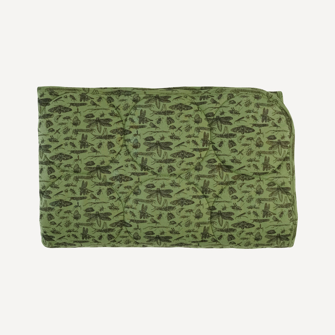 classic circle quilt | forest insects | organic cotton interlock