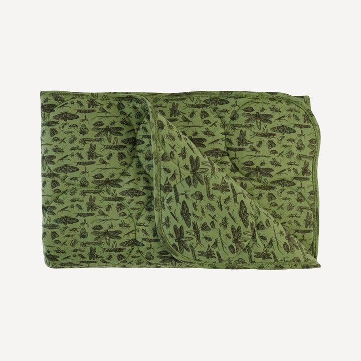 classic circle quilt | forest insects | organic cotton interlock