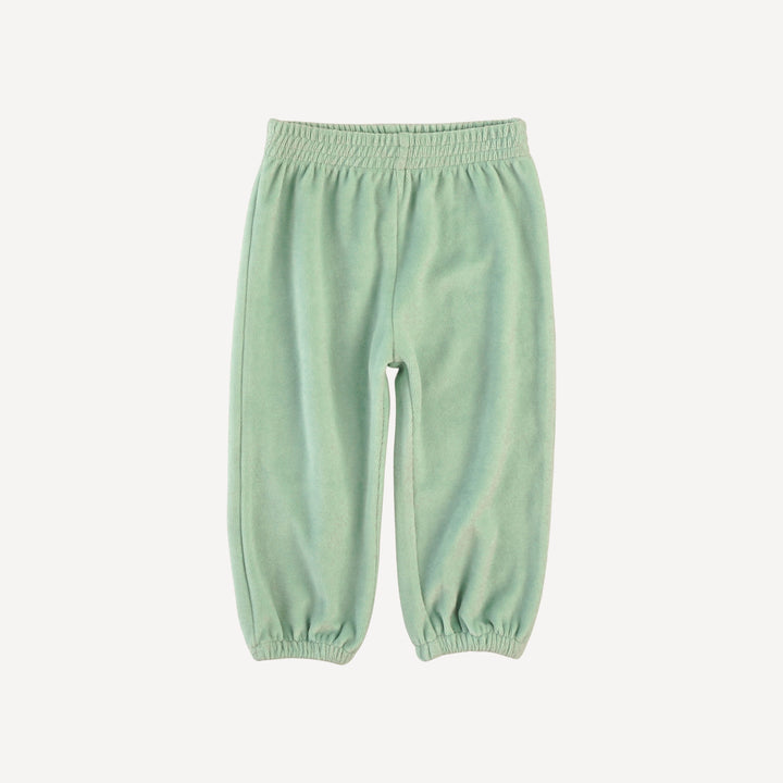 long sleeve kanga bear hoodie + relaxed jogger set | hidden grove | organic cotton velour