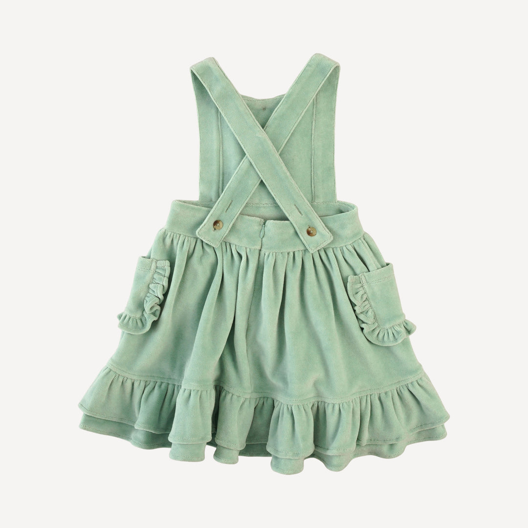 penelope dress | hidden grove | organic cotton velour