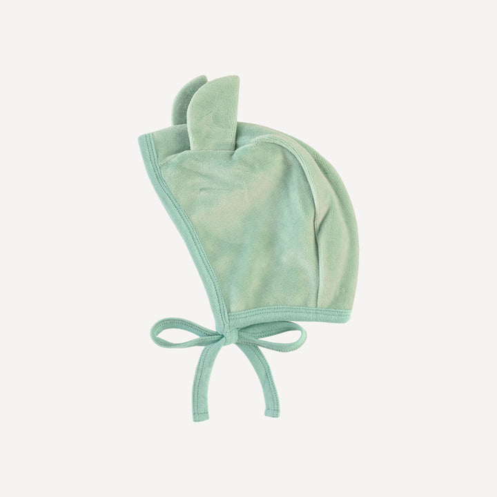 bear hat | hidden grove | organic cotton velour