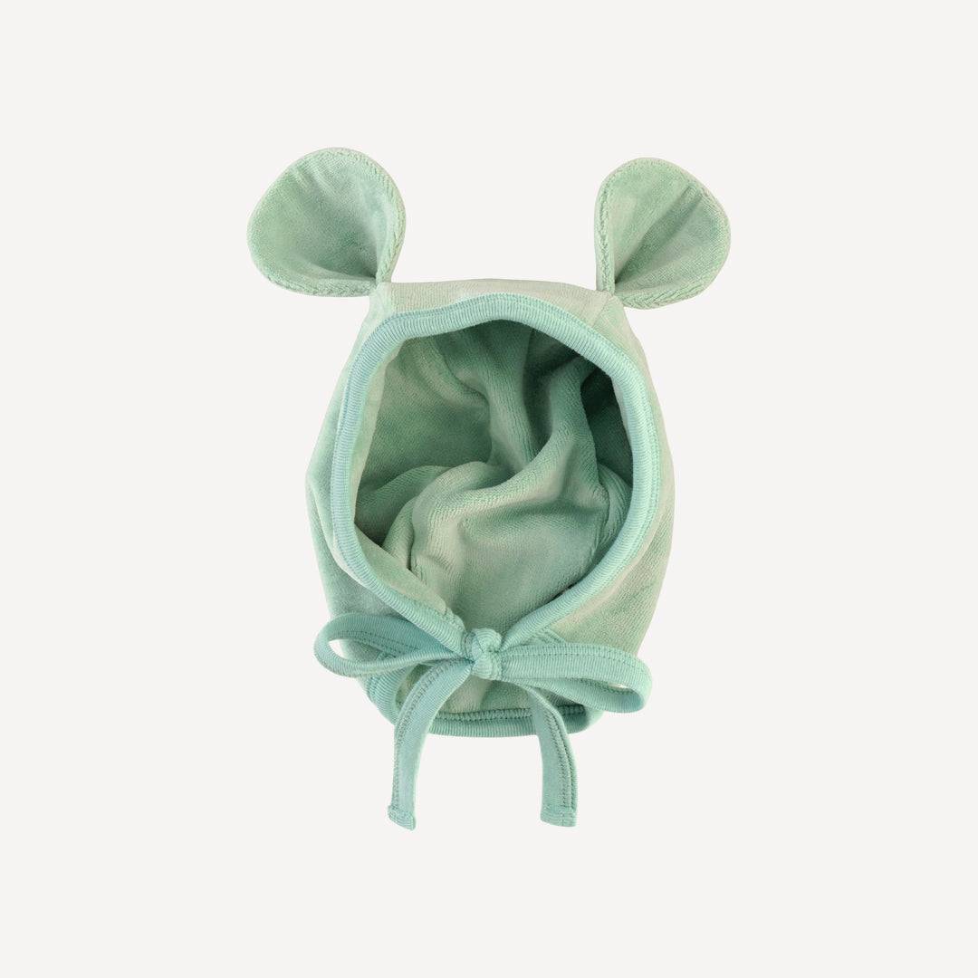 bear hat | hidden grove | organic cotton velour