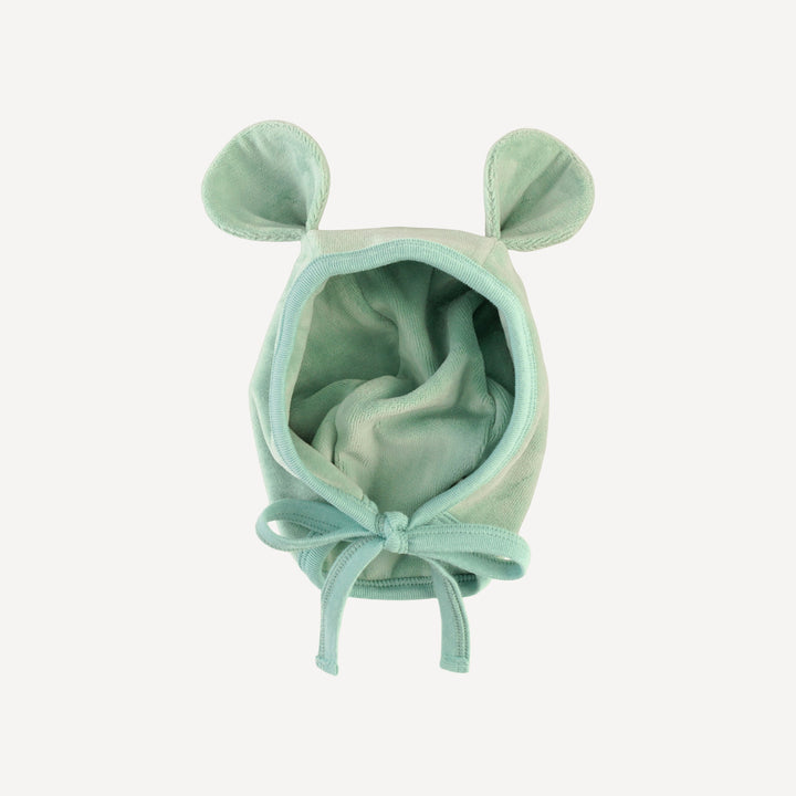 bear hat | hidden grove | organic cotton velour
