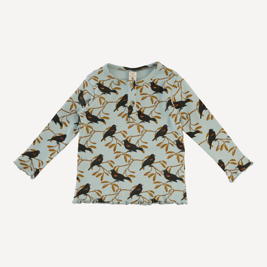 jade 2.0 set | red-winged blackbird | organic cotton interlock