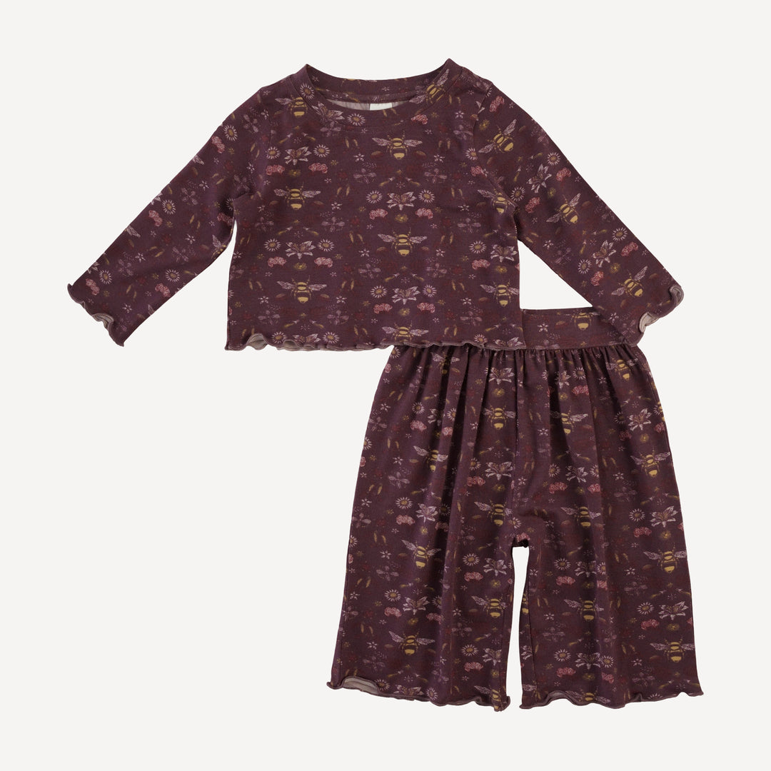 long sleeve jade set | mahogany bee | modal
