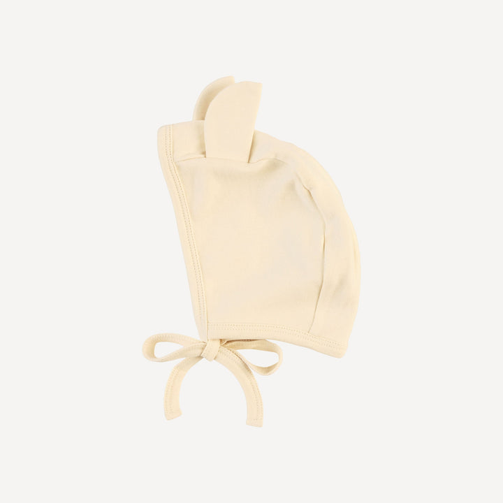 bear hat | oatmeal | organic cotton interlock