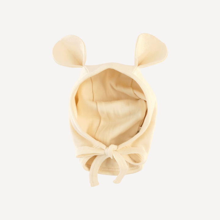 bear hat | oatmeal | organic cotton interlock