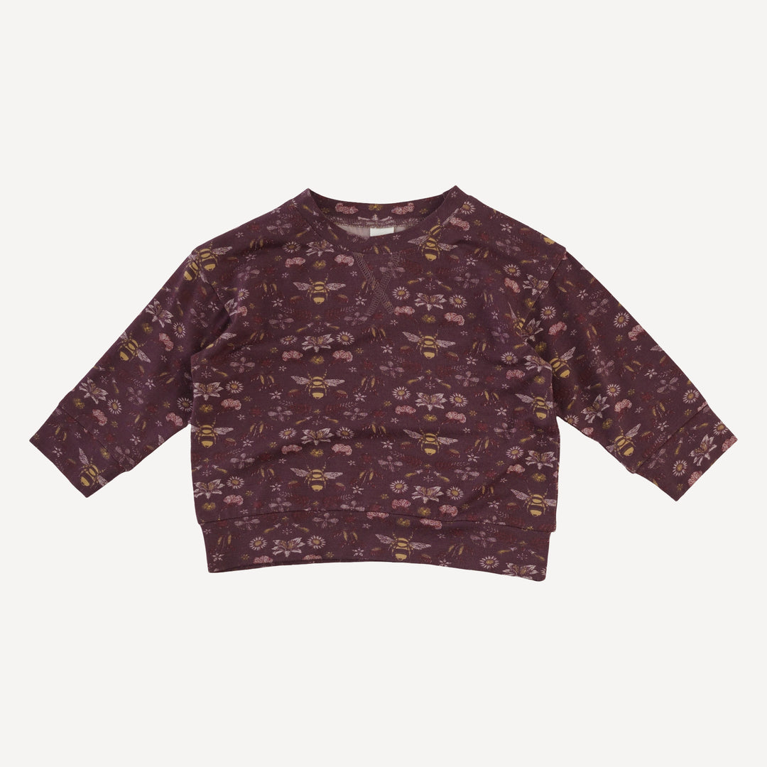 long sleeve relaxed jogger set | mahogany bee | modal
