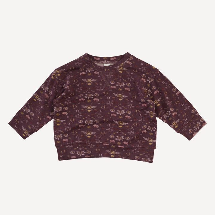 long sleeve relaxed jogger set | mahogany bee | modal