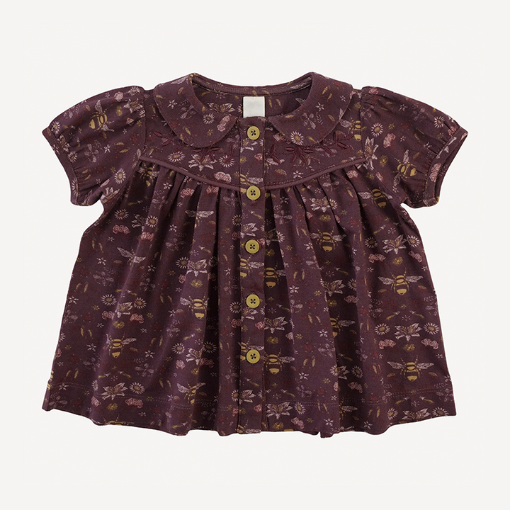 short sleeve embroidered cowgirl top | mahogany bee | modal