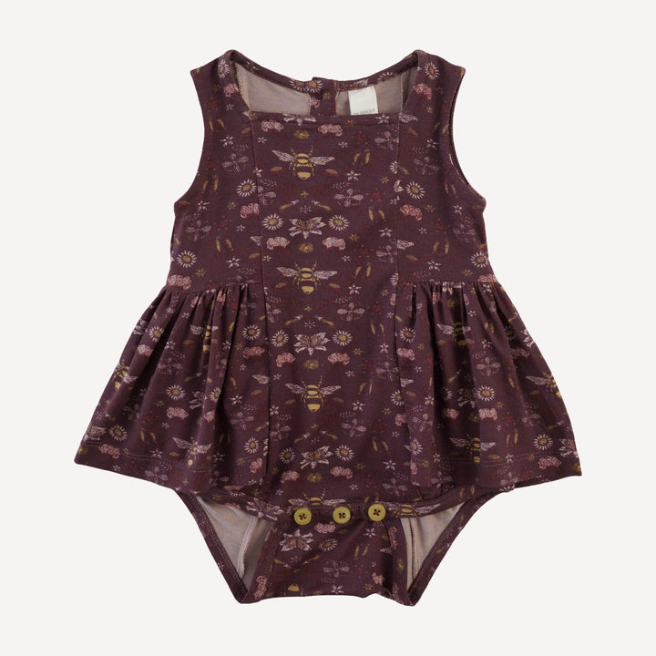 sleeveless ballerina bubble | mahogany bee | modal
