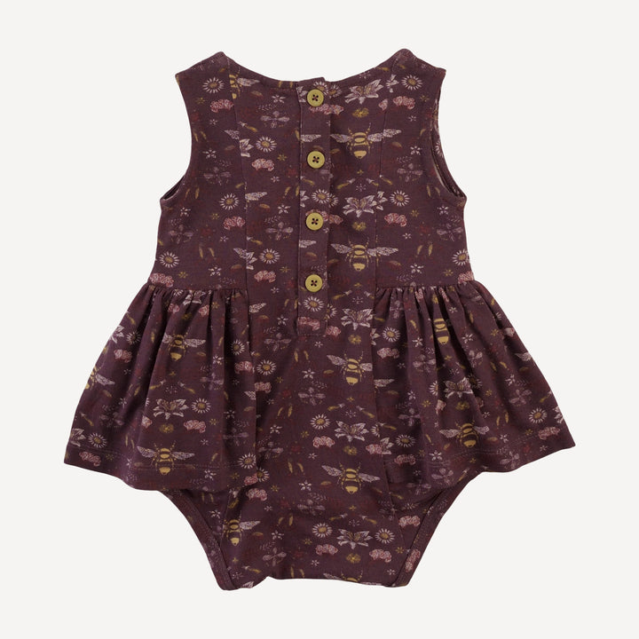 sleeveless ballerina bubble | mahogany bee | modal