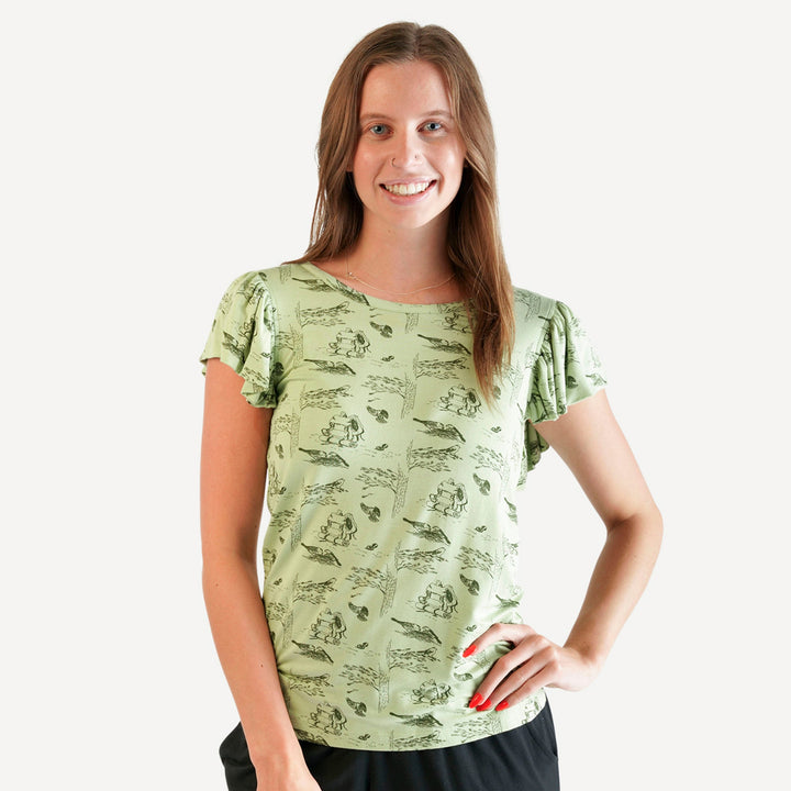 womens retro flutter tee | backpacking | lenzing modal