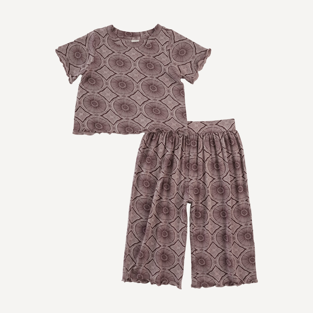 short sleeve jade set | doe batik | modal