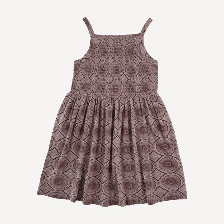 smocked spaghetti dress | doe batik | modal
