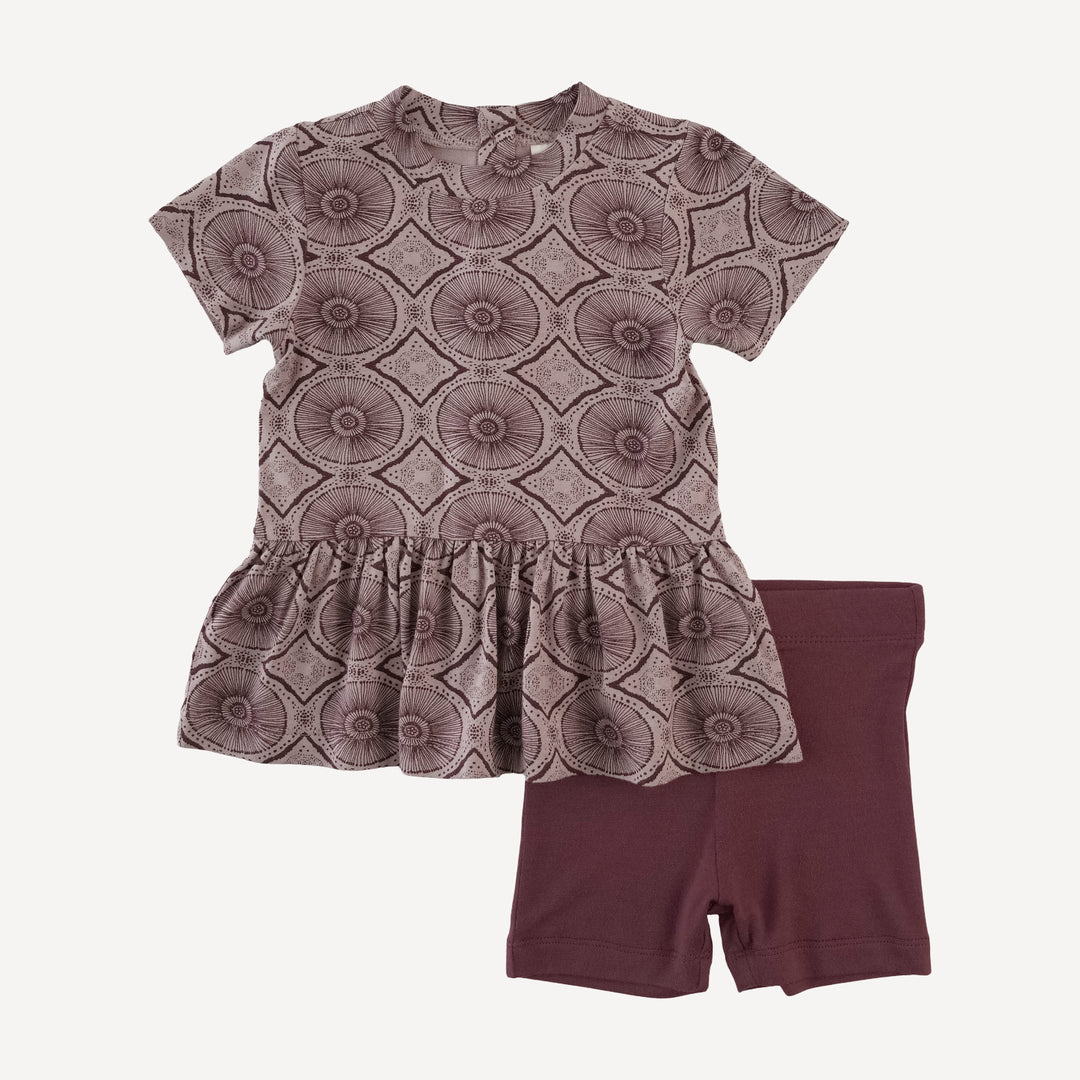 short sleeve kate set | doe batik | modal