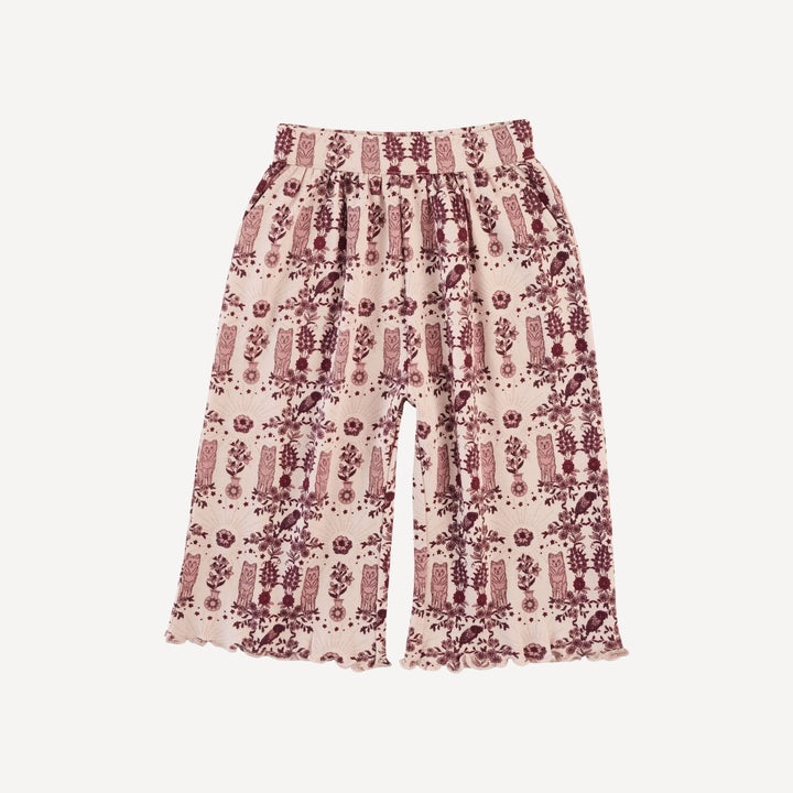 jade 2.0 set | wolf floral | organic cotton interlock