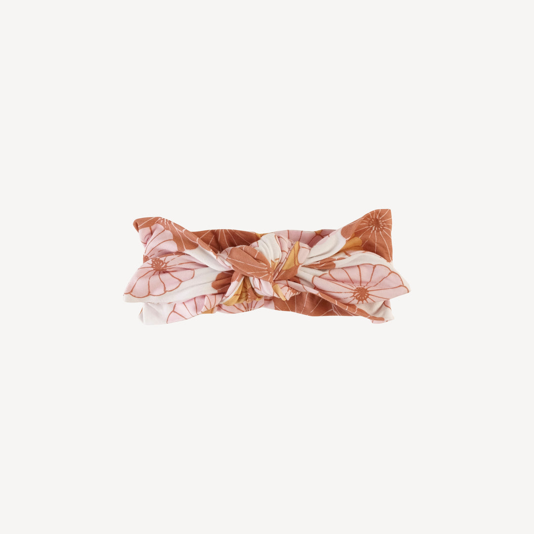 knot top headband | canyon vintage daisy | bamboo