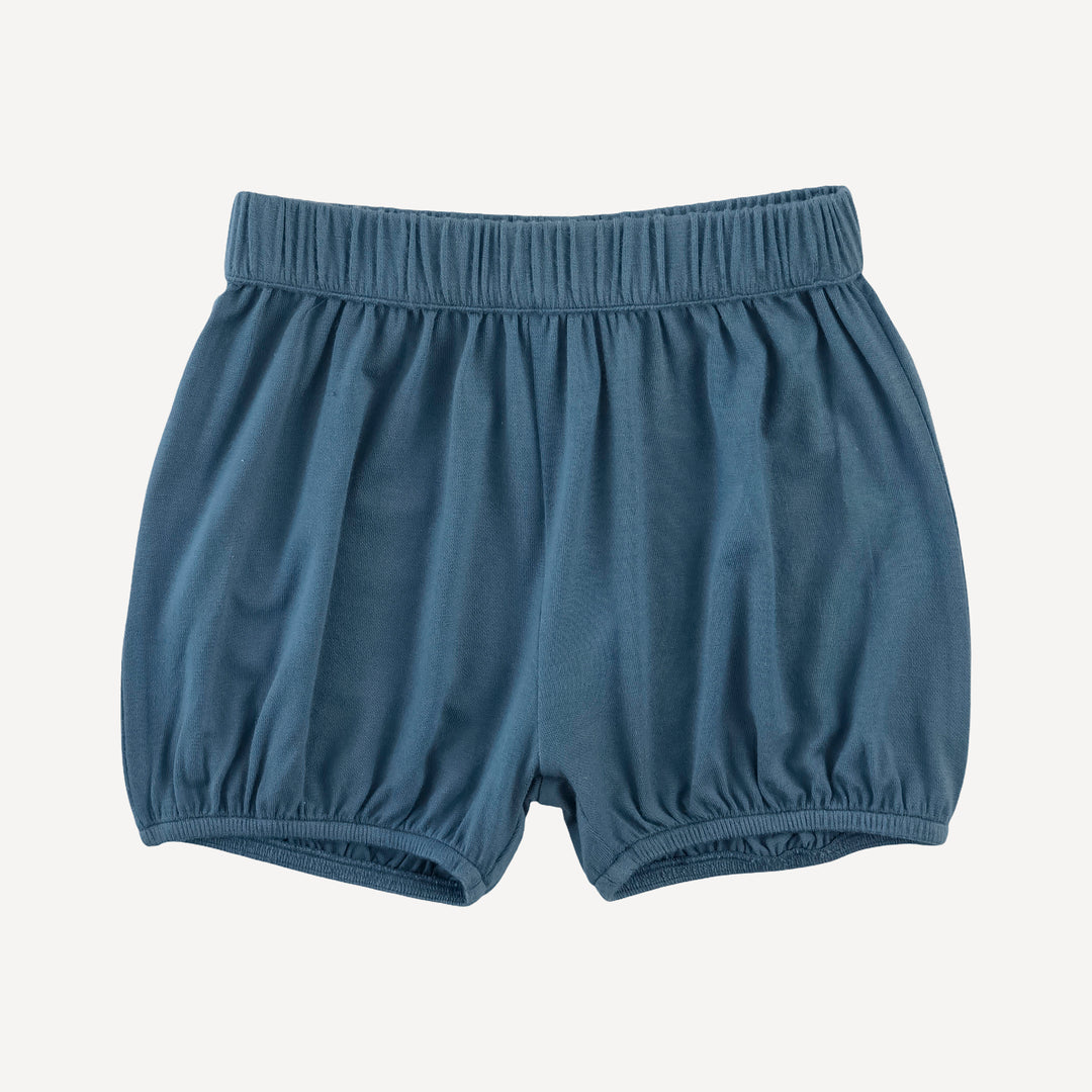 short sleeve peter pan skirted top + bubble short set | arctic leaf | modal