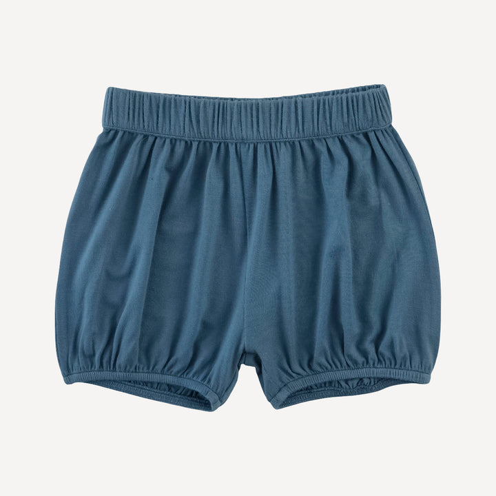 short sleeve peter pan skirted top + bubble short set | arctic leaf | modal