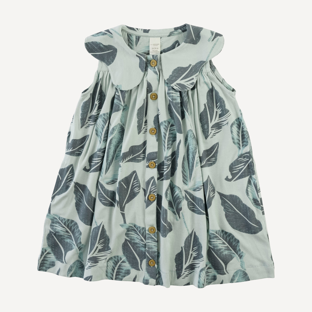 olive dress | arctic leaf | modal